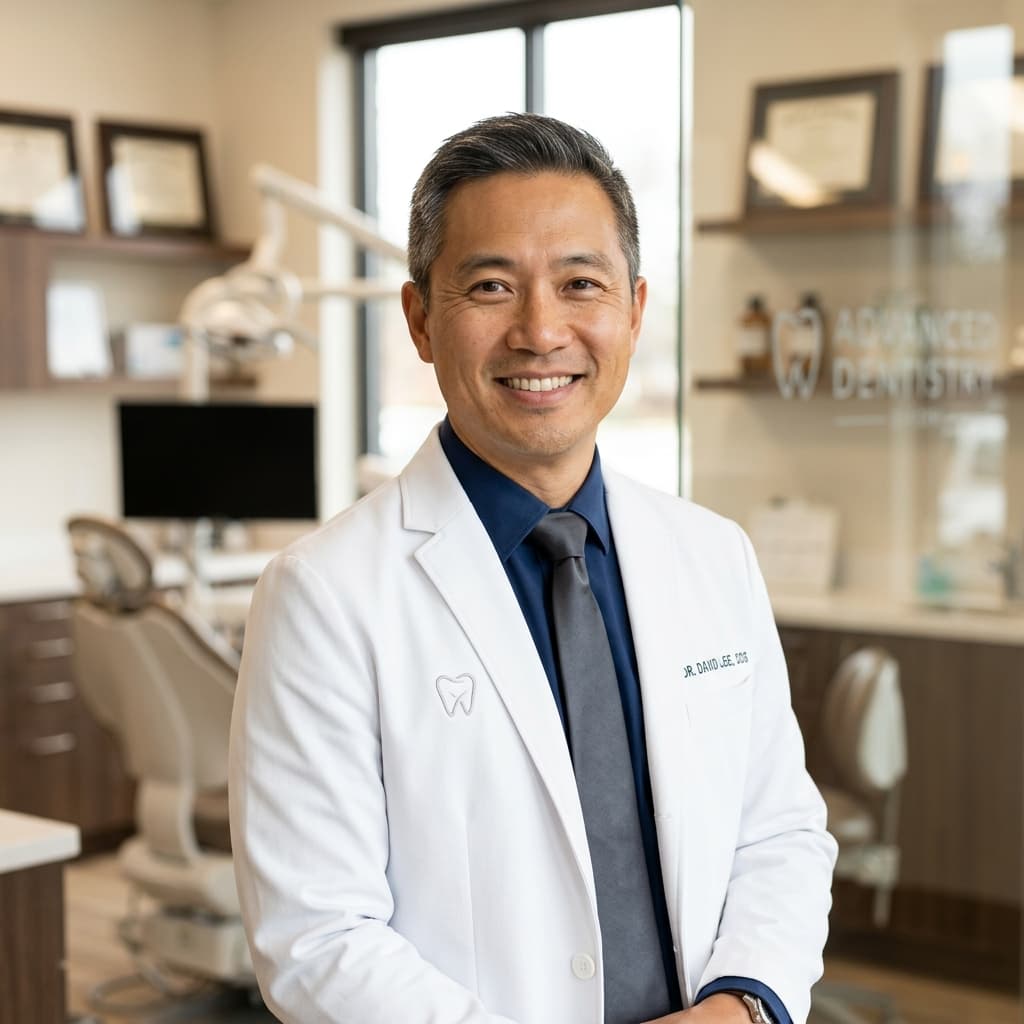 Dentist working