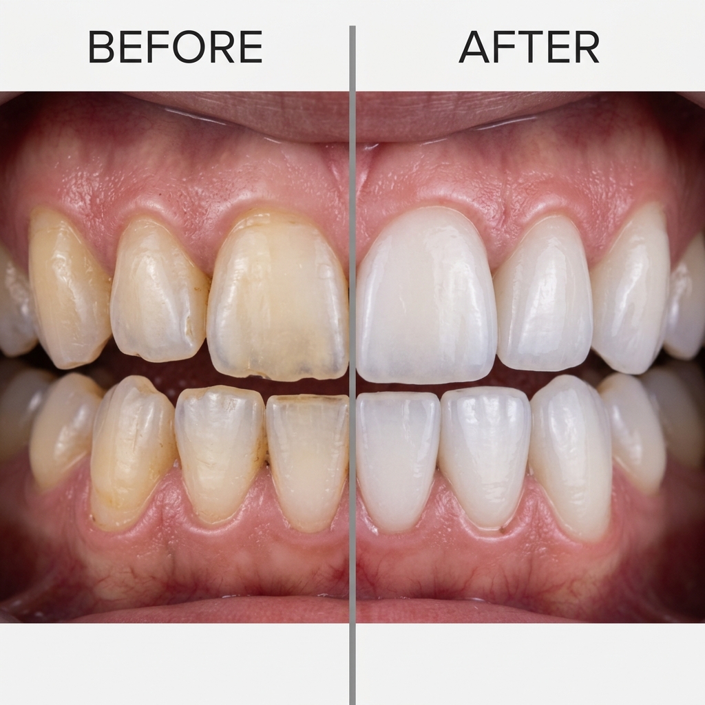 8 Porcelain Veneers After